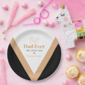 Beste vader ooit papieren bordje (Feest)