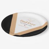 Beste vader ooit papieren bordje (Gekanteld)