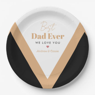 Beste vader ooit papieren bordje