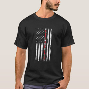 Beste vader ooit patriottische gracht Amerikaanse  T-shirt