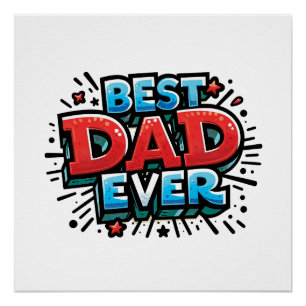 Beste vader ooit perfect poster