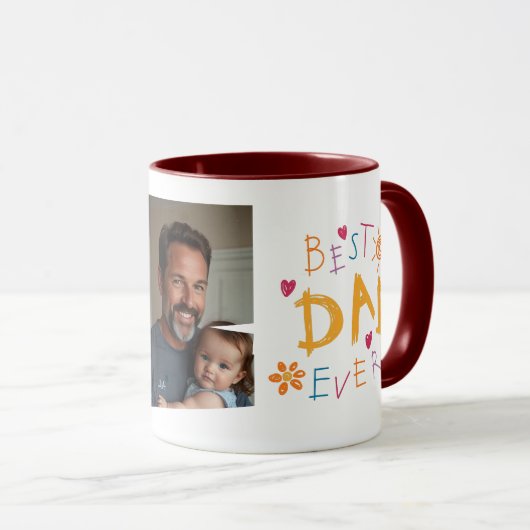 Beste vader ooit - Perfect Vaderdag Gift Mok (Voorkant rechts)