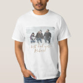 Beste vader ooit, personaliseer Jouw naam, foto T- T-shirt (Voorkant)