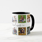 Beste vader ooit persoonlijke 10 foto's Vaderdag Mok (Voorkant rechts)