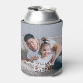 Beste vader ooit persoonlijke foto blikjeskoeler (Blikje Voorkant)