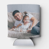 Beste vader ooit persoonlijke foto blikjeskoeler (Achterkant)