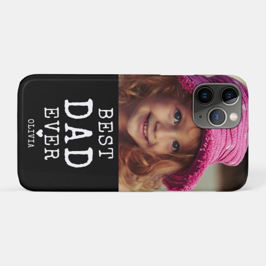 Beste vader ooit persoonlijke foto Case-Mate iPhone case (Achterkant (horizontaal))