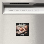 Beste vader ooit Persoonlijke Foto Magnet (Insitu (Vaatwasser))
