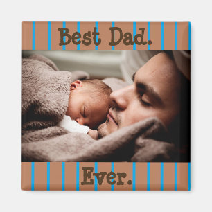 Beste vader ooit Persoonlijke Foto Magnet