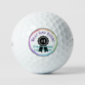 Beste vader ooit persoonlijke Golf Balls HAMbWG Golfballen (Voorkant)