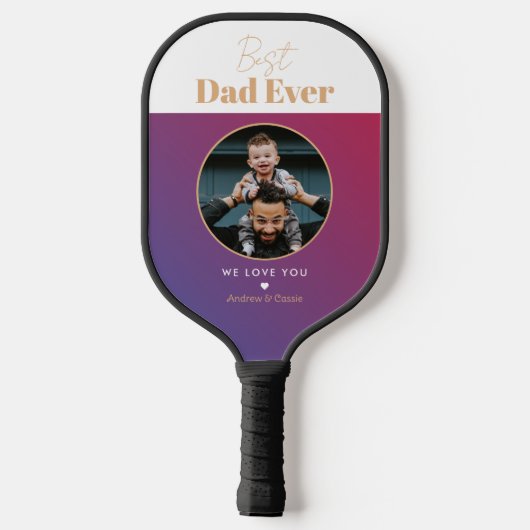 Beste vader ooit pickleball paddle (Achterkant)