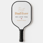 Beste vader ooit pickleball paddle (Achterkant)