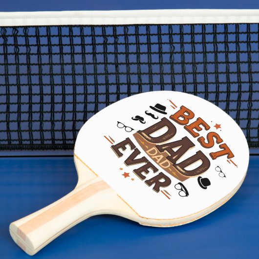 Beste vader ooit Ping Pong Paddle - Custom Gift Tafeltennisbatje (Insitu)