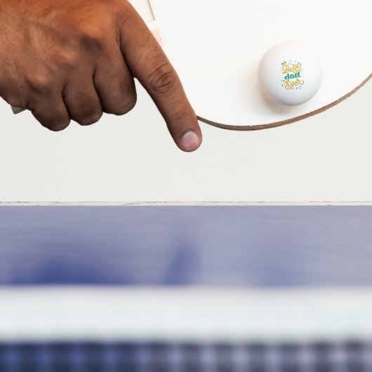 Beste vader ooit pingpongbal (Peddel)