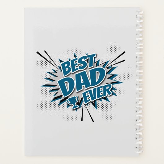 Beste vader ooit planner (Achterkant)