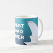  Beste vader ooit Polar Beer Illustratie  Koffiemok (Voorkant rechts)