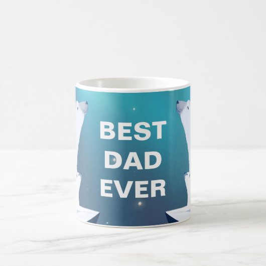  Beste vader ooit Polar Beer Illustratie  Koffiemok (Center)