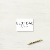 Beste vader ooit post-it® notes (Op bureau)