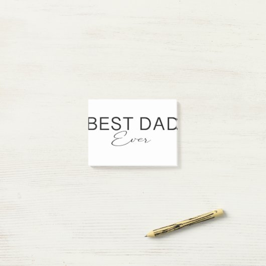 Beste vader ooit post-it® notes (Op bureau)