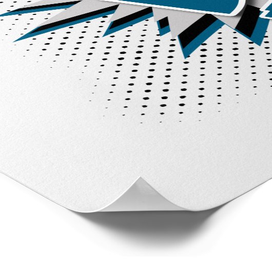 Beste vader ooit poster (Hoek)