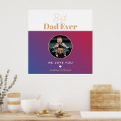 Beste vader ooit poster (Keuken)