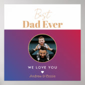 Beste vader ooit poster (Voorkant)