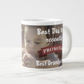 Beste vader ooit recentelijk gepromoot naar foto o grote koffiekop (Voorkant rechts)