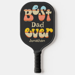 Beste vader ooit Retro Pickleball Paddle
