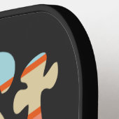 Beste vader ooit Retro Pickleball Paddle (Links Detail)