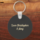 Beste vader ooit Retro Sleutelhanger (Achterkant)