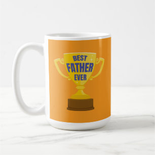 Beste Vader Ooit Retro Trophy Cup voor Papa Kleurr Koffiemok
