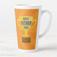 Beste Vader Ooit Retro Trophy Cup voor Papa Kleurr
