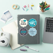 Beste vader ooit | Retro-Vaderdag Sticker (iPad Cover)