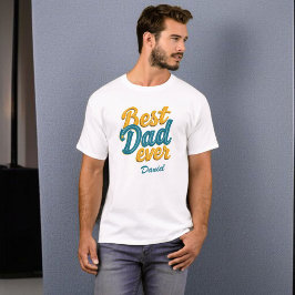 Beste vader ooit | Retro  Vaderdag T-shirt