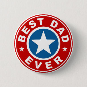 Beste vader ooit ronde button 5,7 cm