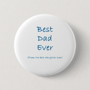 Beste vader ooit ronde button 5,7 cm