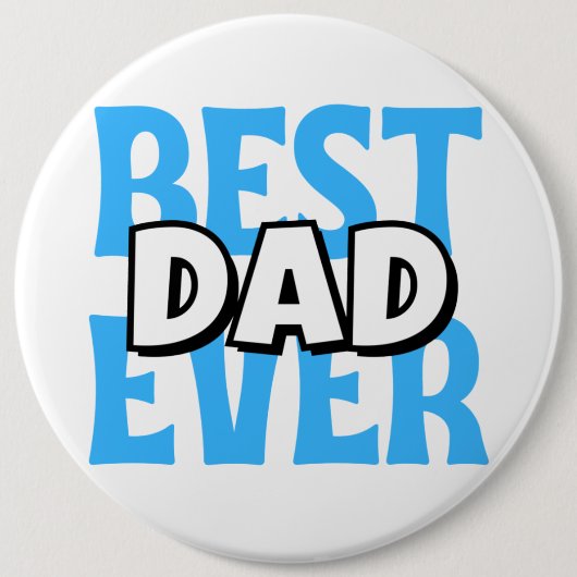 Beste vader ooit ronde button 6,0 cm (Voorkant)