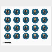 Beste vader ooit ronde sticker (Vel)