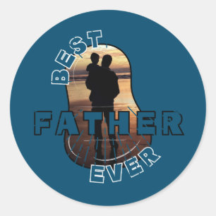 Beste vader ooit ronde sticker