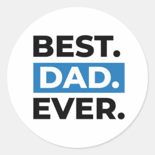Beste vader ooit ronde sticker