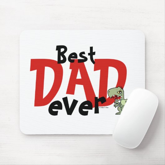 Beste vader ooit roodzwarte tekst Baby Boy vaders  Muismat (Met muis)