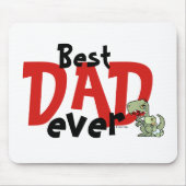 Beste vader ooit roodzwarte tekst Baby Boy vaders  Muismat (Voorkant)