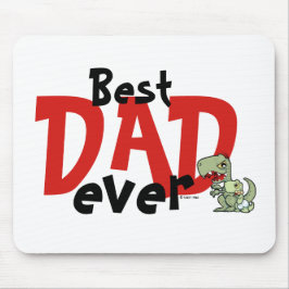 Beste vader ooit roodzwarte tekst Baby Boy vaders Muismat