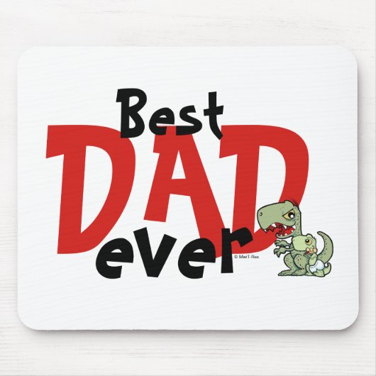 Beste vader ooit roodzwarte tekst Baby Boy vaders  Muismat (Voorkant)
