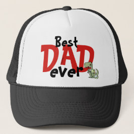 Beste vader ooit roodzwarte tekst Baby Boy vaders Trucker Pet