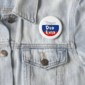 Beste vader ooit Russische vlag Ronde Button 5,7 Cm (In situ)