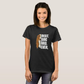 Beste vader ooit saluki pap vaderdag t-shirt (Voorkant volledig)
