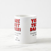 Beste vader ooit Sarcastic Funny Gift Mok van zoon (Center)