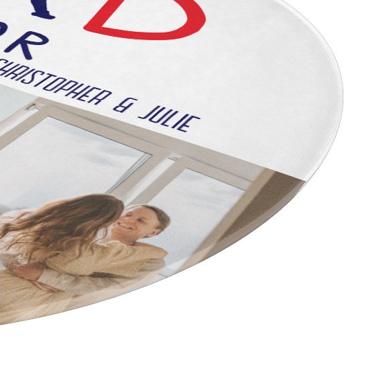 Beste vader ooit Schattige honkbal Keepsake Vaders Snijplank (Hoek)