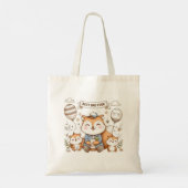 Beste vader ooit schattige vossen tote bag (Achterkant)